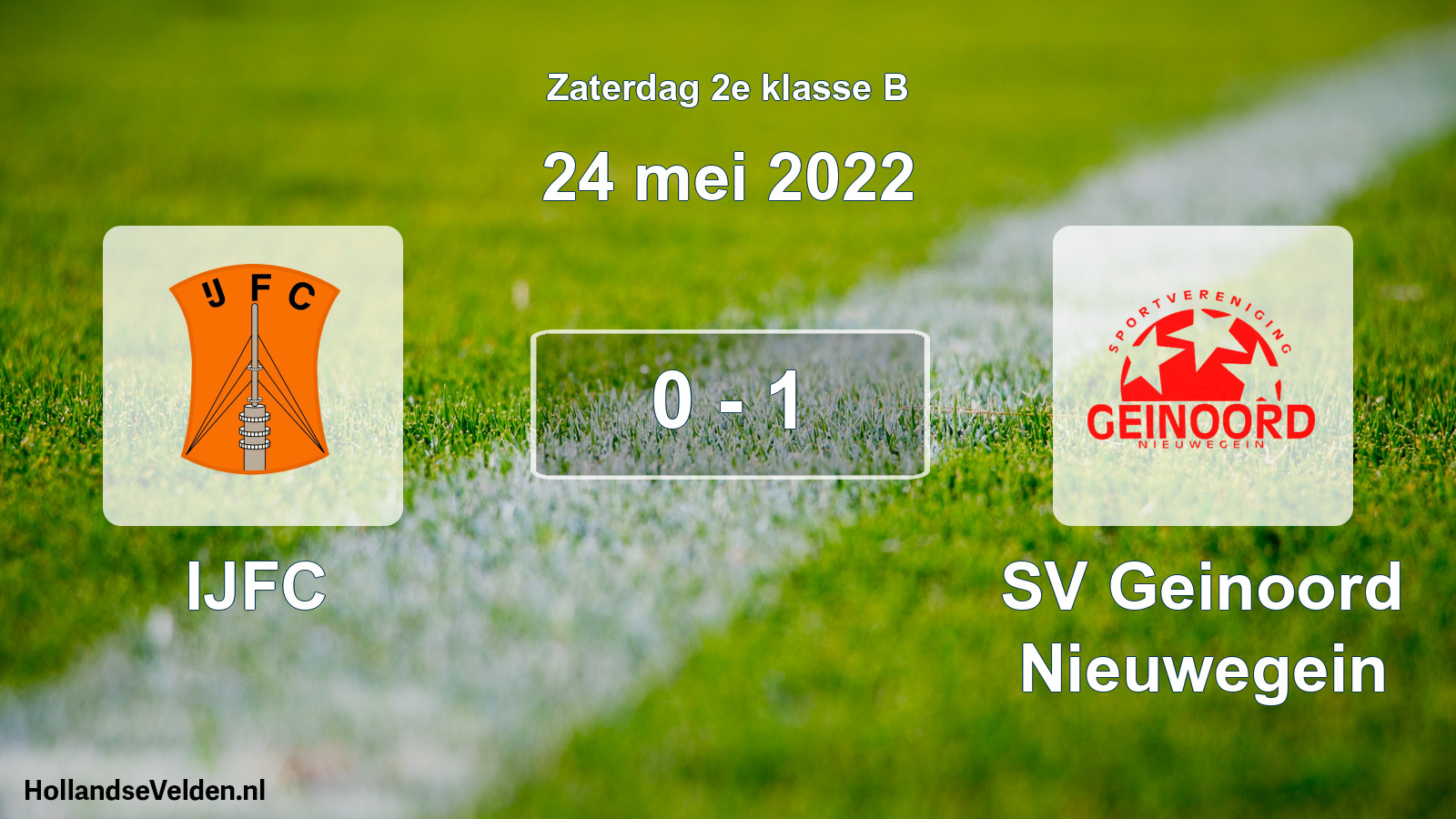 Total number of matches played: IJFC - SV Geinoord Nieuwegein 0 - 1 (24 May 2022)