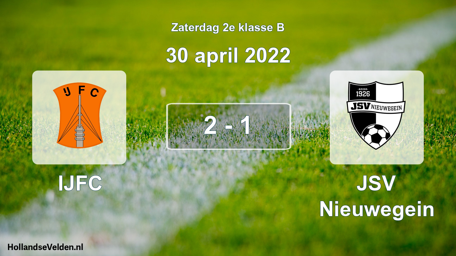 Total number of matches played: IJFC - JSV Nieuwegein 2 - 1 (30 April 2022)