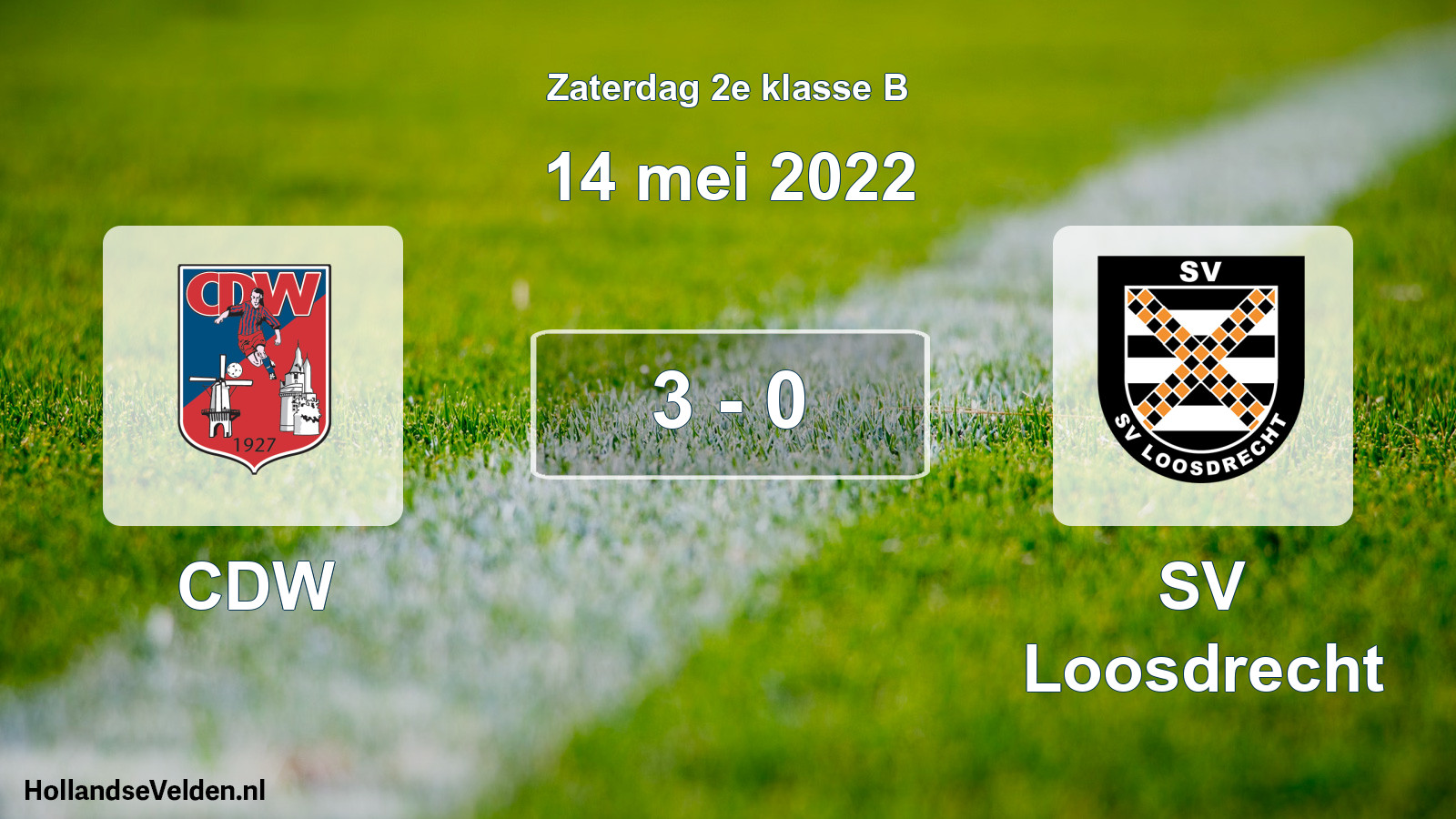 Total number of matches played: CDW - SV Loosdrecht 3 - 0 (14 May 2022)