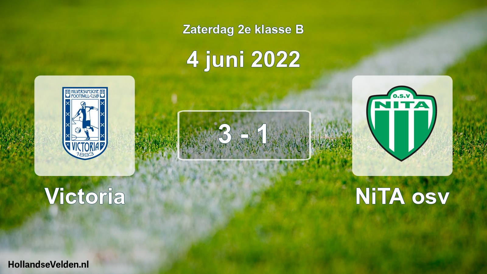 Total number of matches played: Victoria - NiTA osv 3 - 1 (4 June 2022)