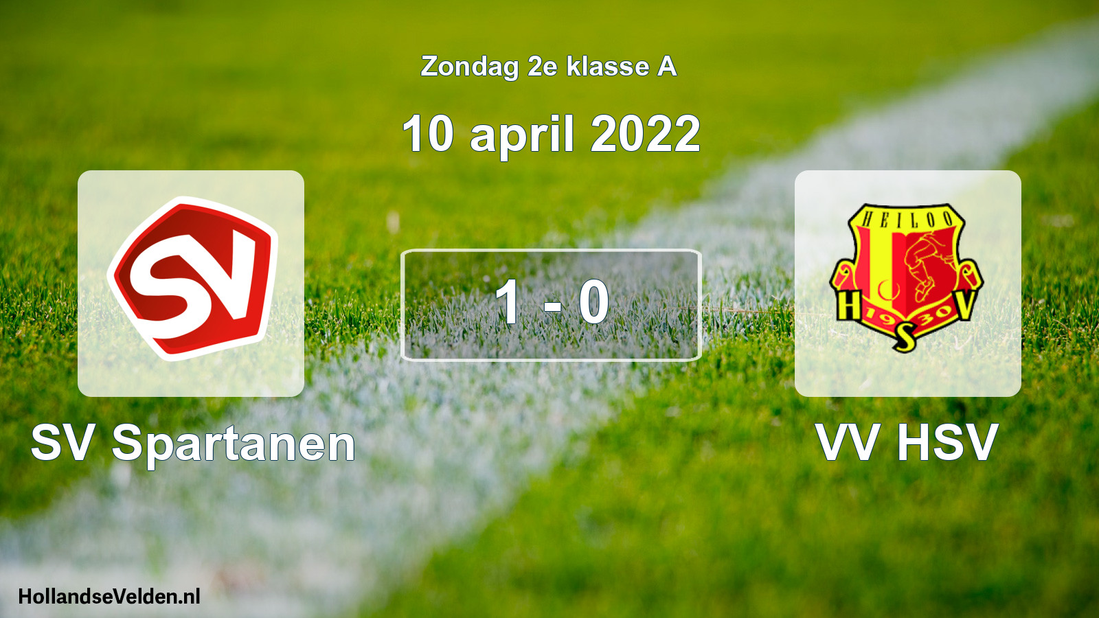 Total number of matches played: SV Spartanen - VV HSV 1 - 0 (10 April 2022)