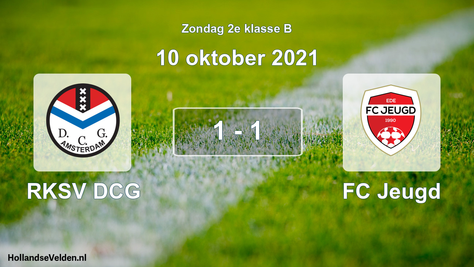 Total number of matches played: RKSV DCG - FC Jeugd 1 - 1 (10 October 2021)