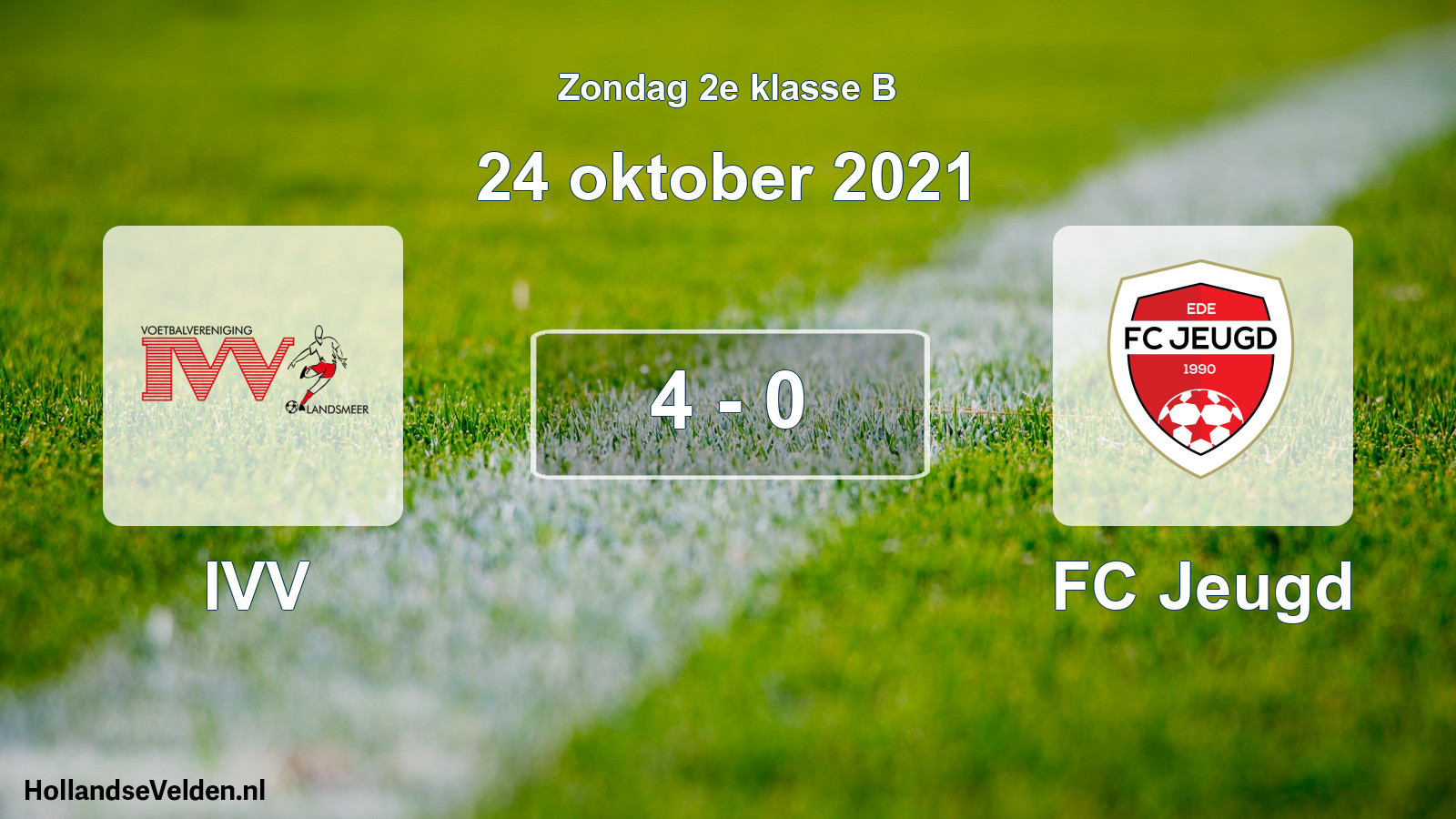 Total number of matches played: IVV - FC Jeugd 4 - 0 (24 October 2021)
