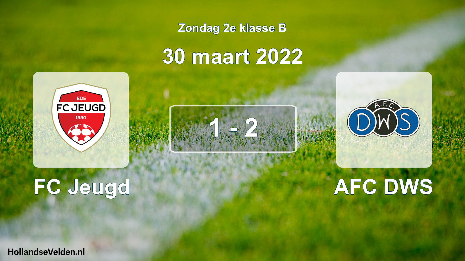 Total number of matches played: FC Jeugd - AFC DWS 1 - 2 (30 March 2022)
