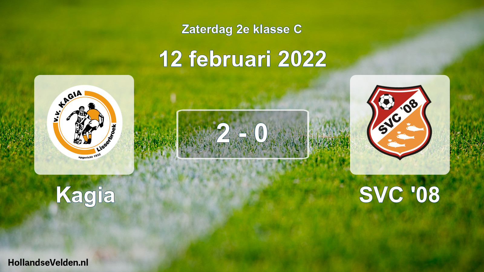 Total number of matches played: Kagia - SVC '08 2 - 0 (12 February 2022)