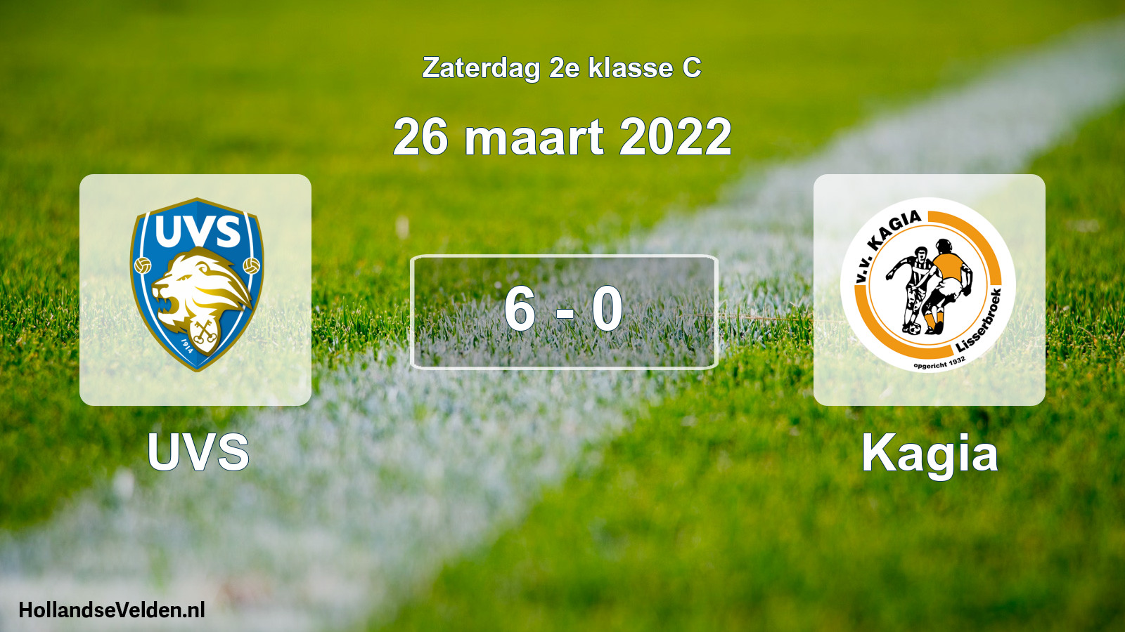 Total number of matches played: UVS - Kagia 6 - 0 (26 March 2022)
