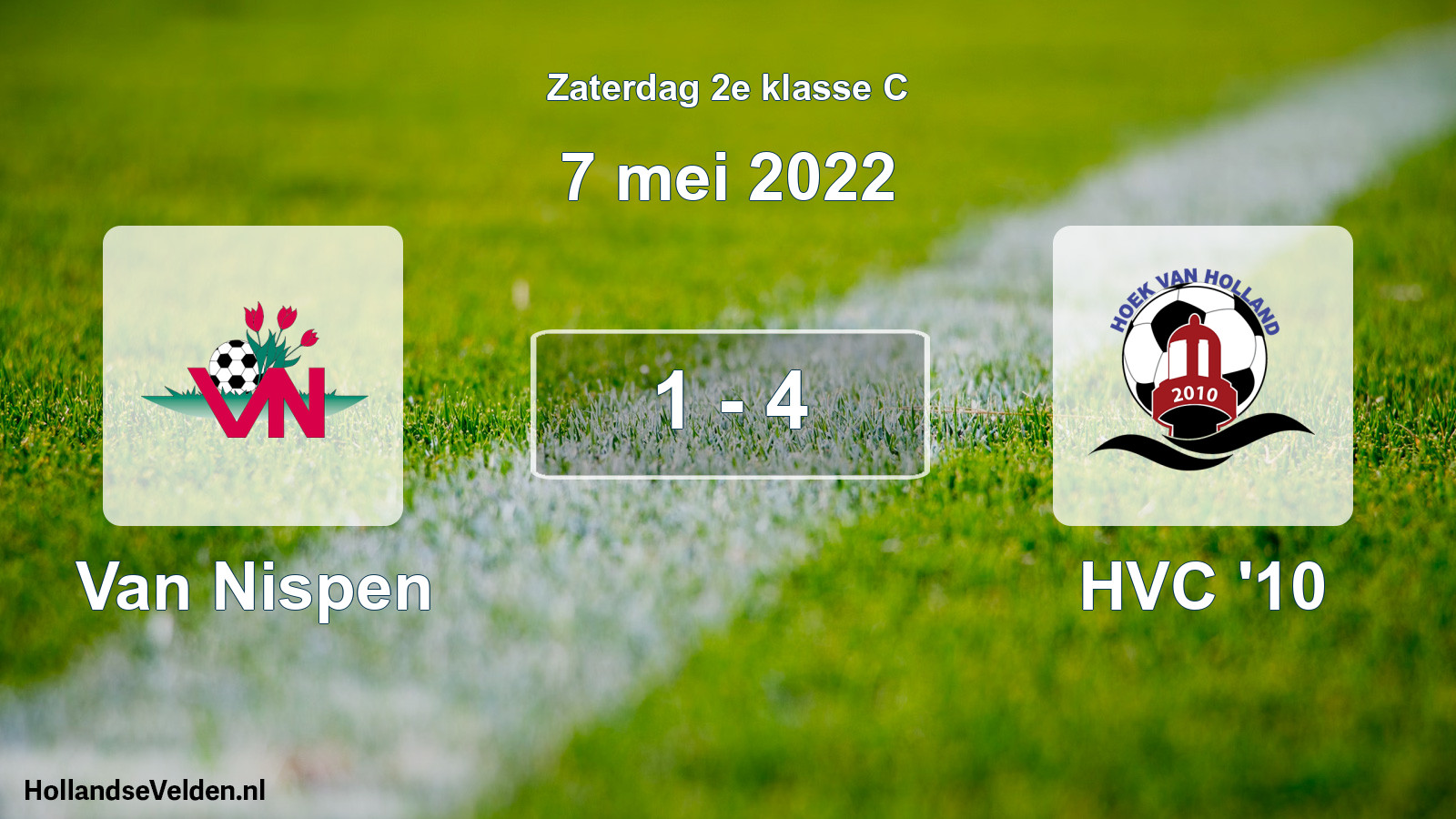 Total number of matches played: Van Nispen - HVC '10 1 - 4 (7 May 2022)