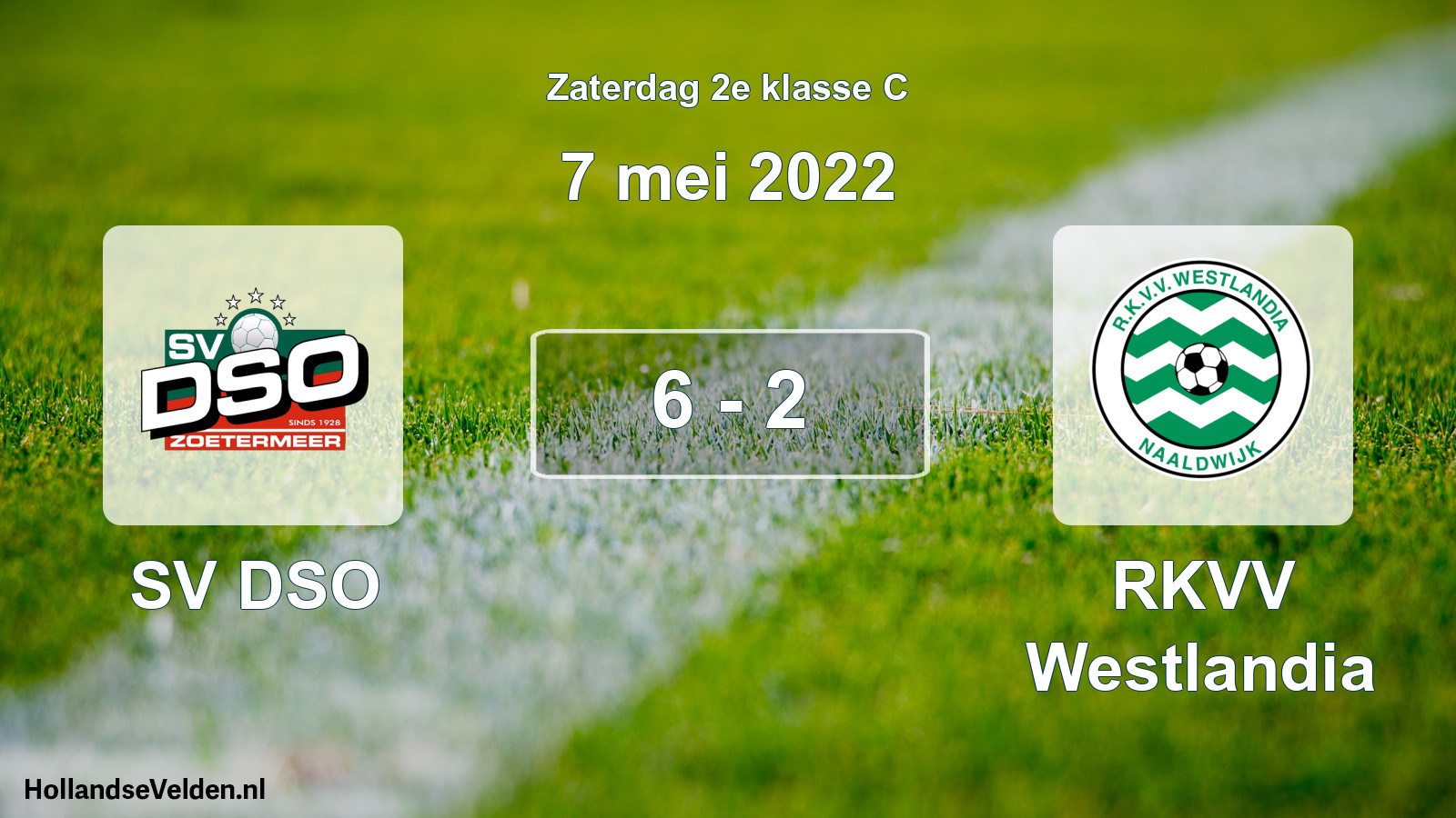 Total number of matches played: SV DSO - RKVV Westlandia 6 - 2 (7 May 2022)