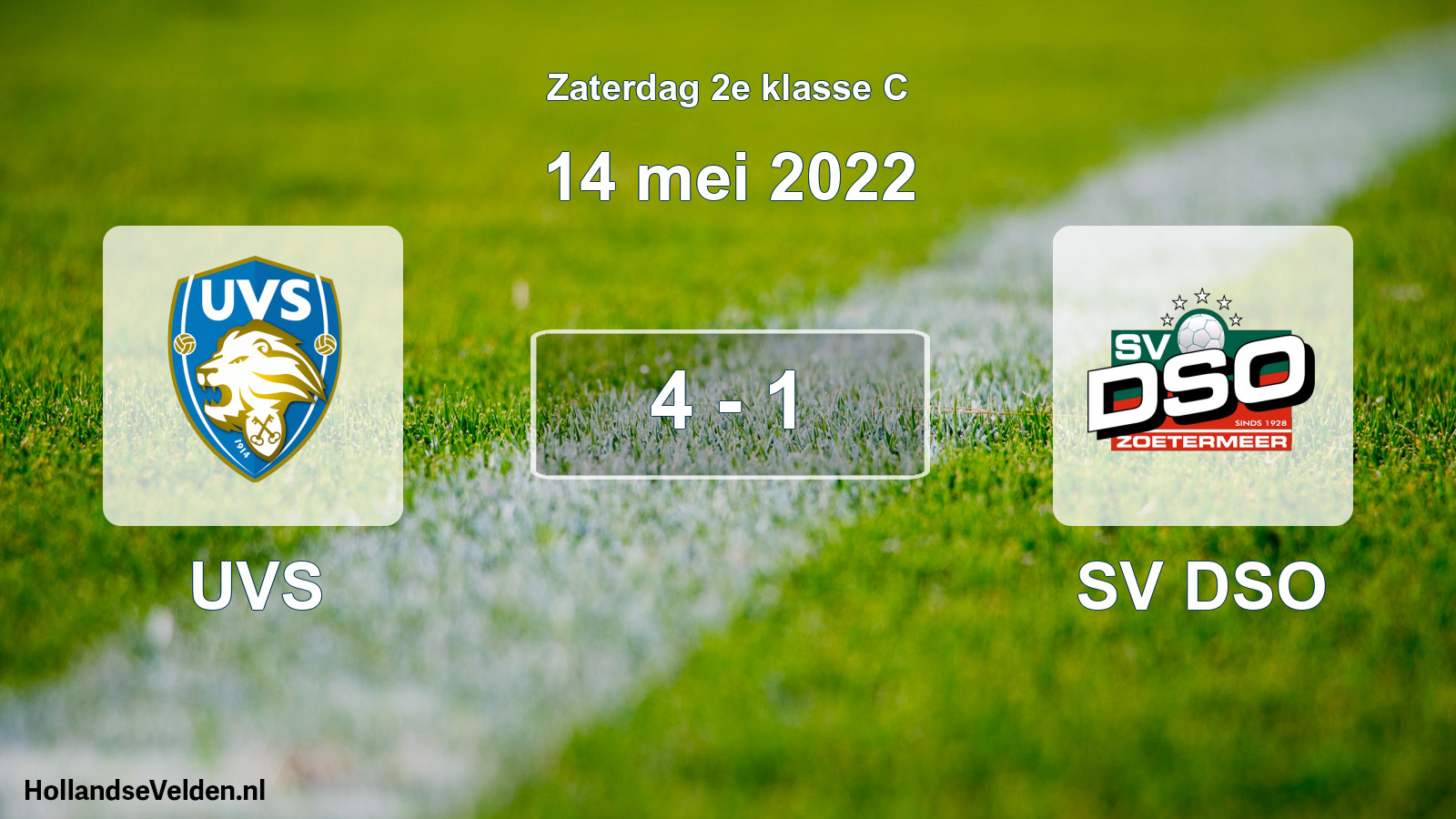 Total number of matches played: UVS - SV DSO 4 - 1 (14 May 2022)