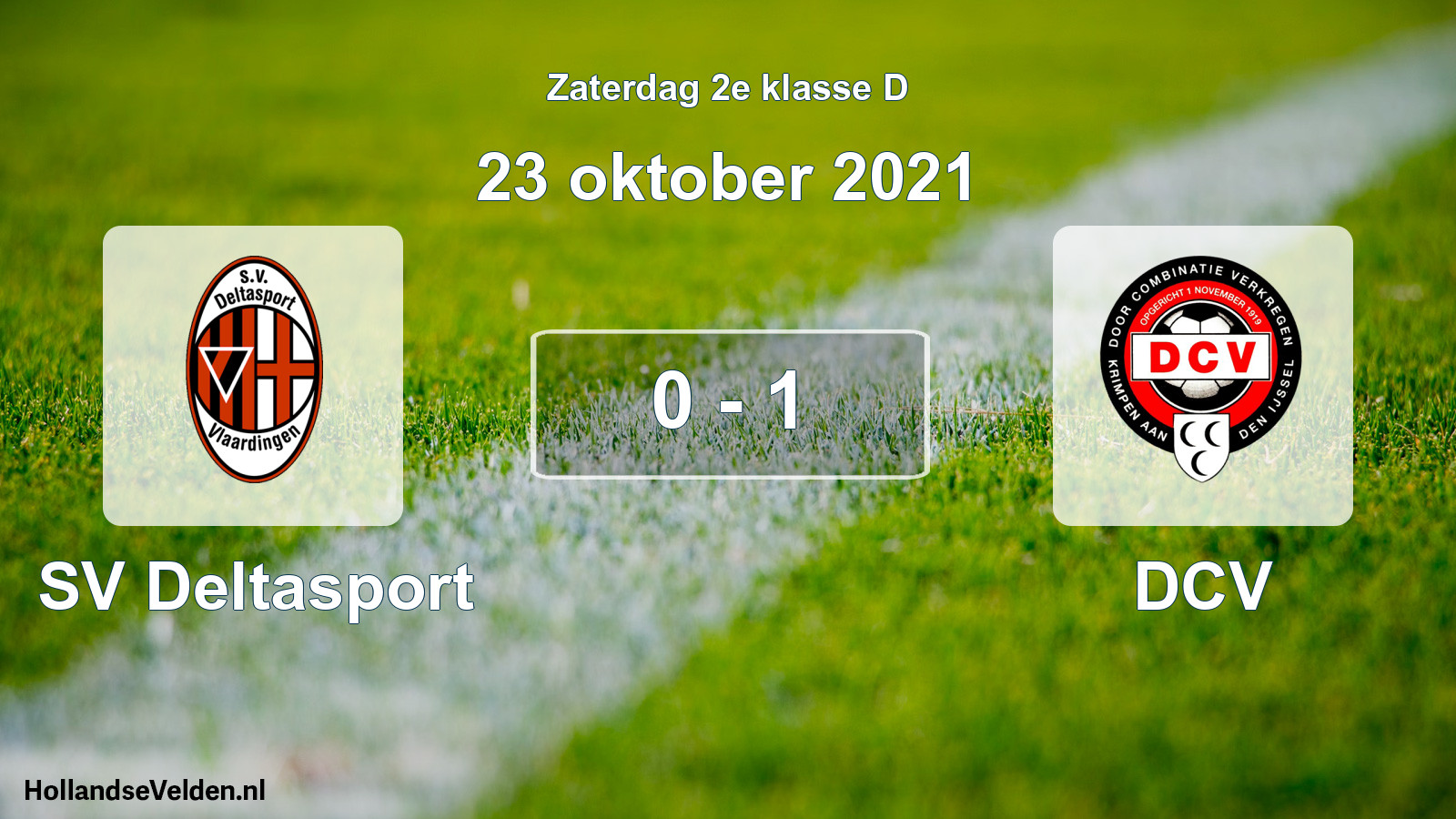 Total number of matches played: SV Deltasport - DCV 0 - 1 (23 October 2021)