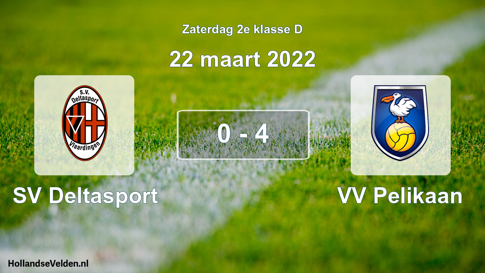 Total number of matches played: SV Deltasport - VV Pelikaan 0 - 4 (22 March 2022)