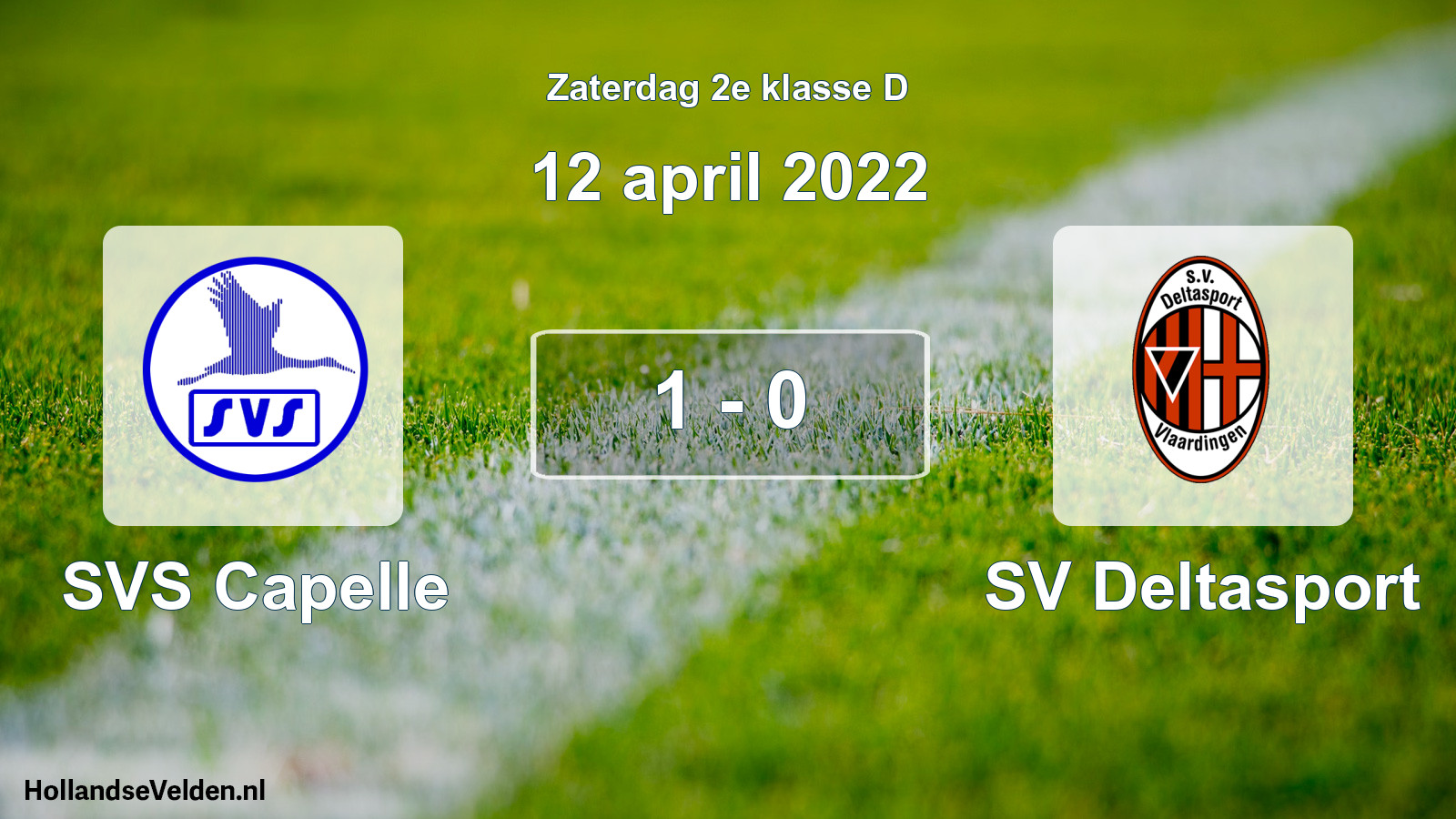 Total number of matches played: SVS Capelle - SV Deltasport 1 - 0 (12 April 2022)