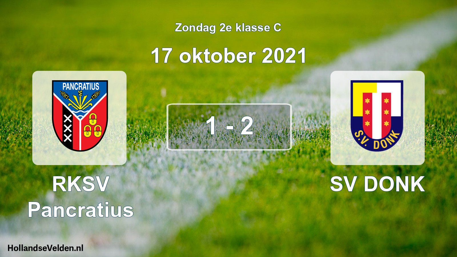 Total number of matches played: RKSV Pancratius - SV DONK 1 - 2 (17 October 2021)