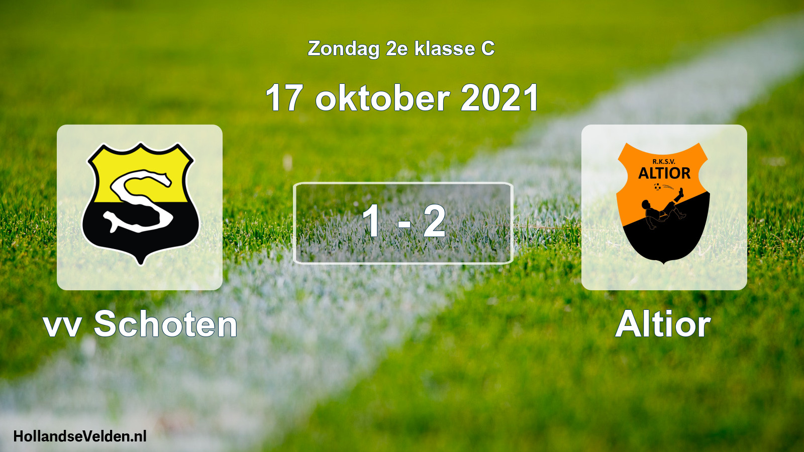 Total number of matches played: vv Schoten - Altior 1 - 2 (17 October 2021)