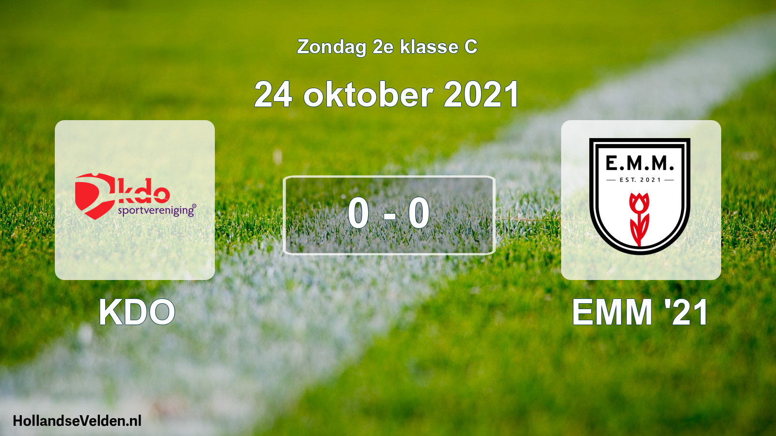 Total number of matches played: KDO - EMM '21 0 - 0 (24 October 2021)