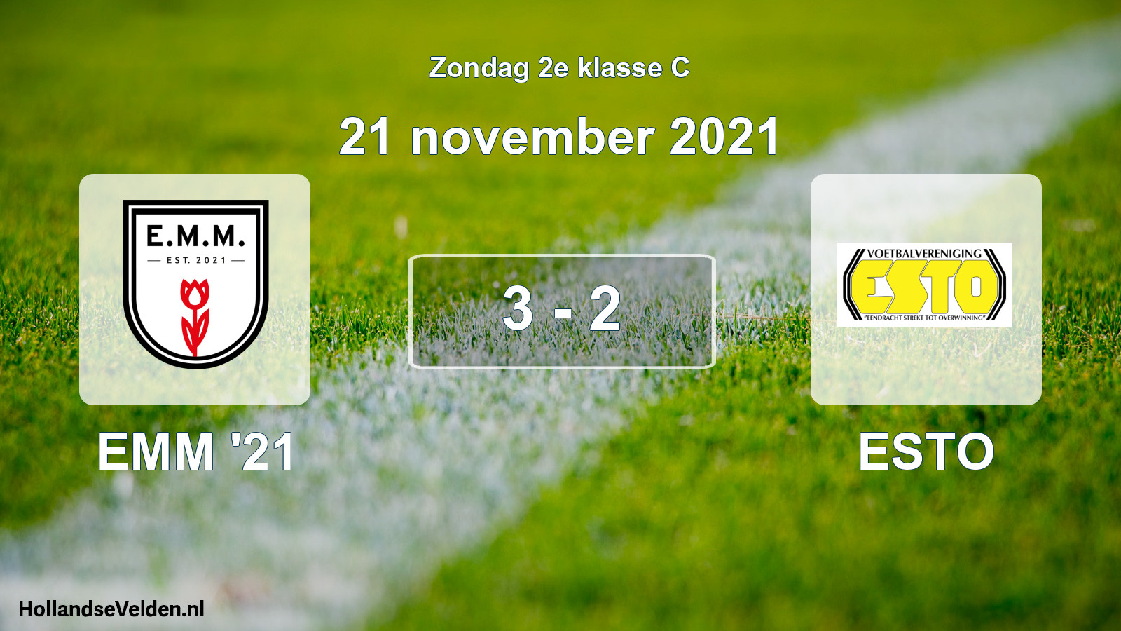 Total number of matches played: EMM '21 - ESTO 3 - 2 (21 November 2021)