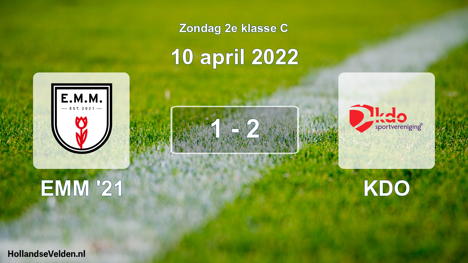 Total number of matches played: EMM '21 - KDO 1 - 2 (10 April 2022)