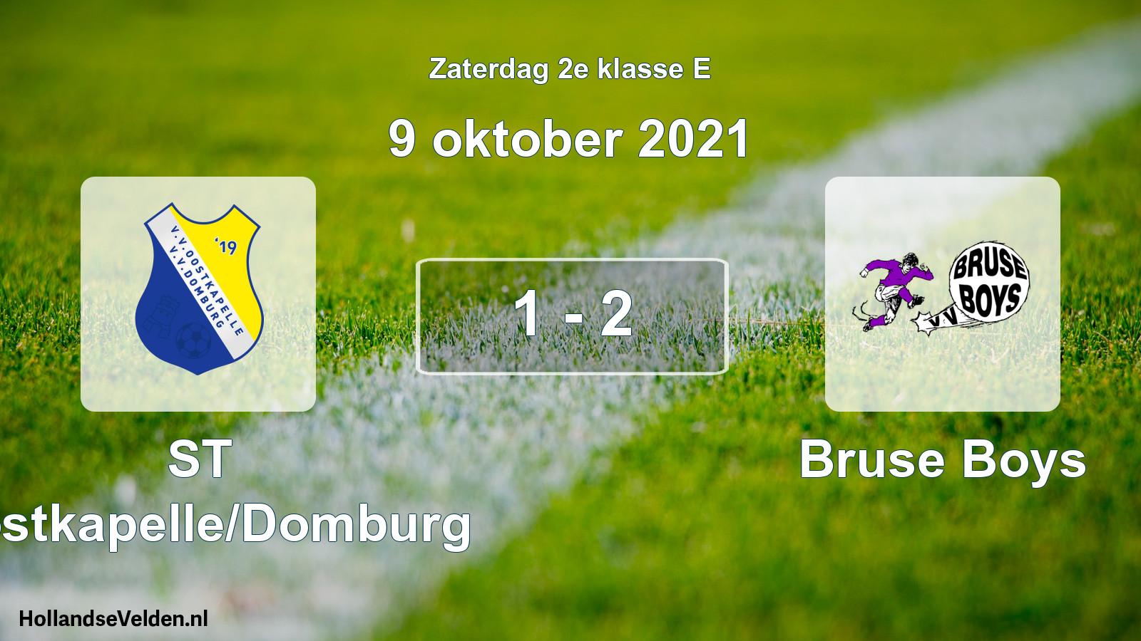 Total number of matches played: ST Oostkapelle/Domburg - Bruse Boys 1 - 2 (9 October 2021)