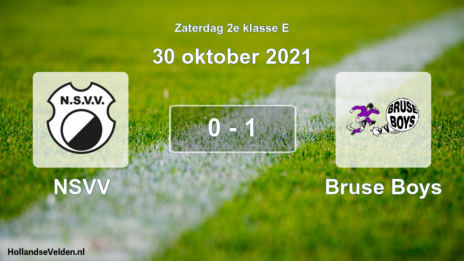 Total number of matches played: NSVV - Bruse Boys 0 - 1 (30 October 2021)