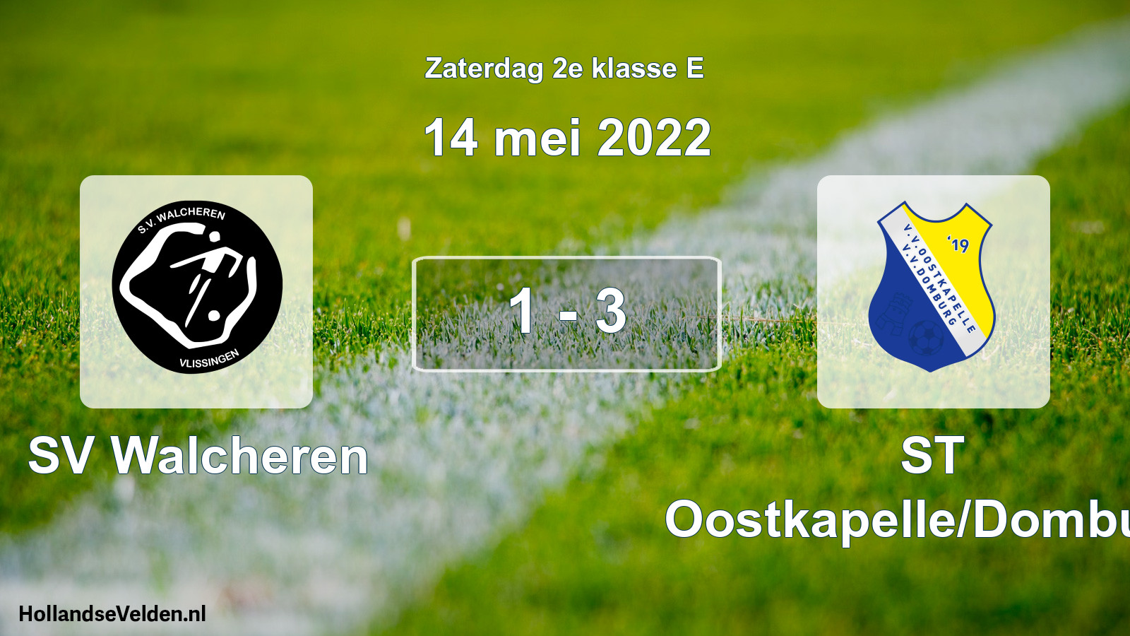 Total number of matches played: SV Walcheren - ST Oostkapelle/Domburg 1 - 3 (14 May 2022)
