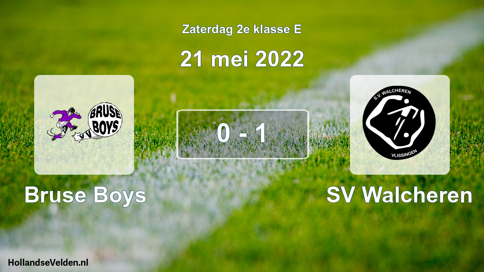 Total number of matches played: Bruse Boys - SV Walcheren 0 - 1 (21 May 2022)