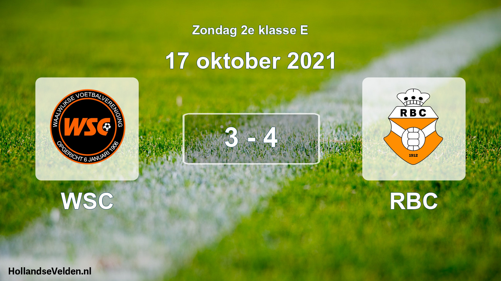 Total number of matches played: WSC - RBC 3 - 4 (17 October 2021)