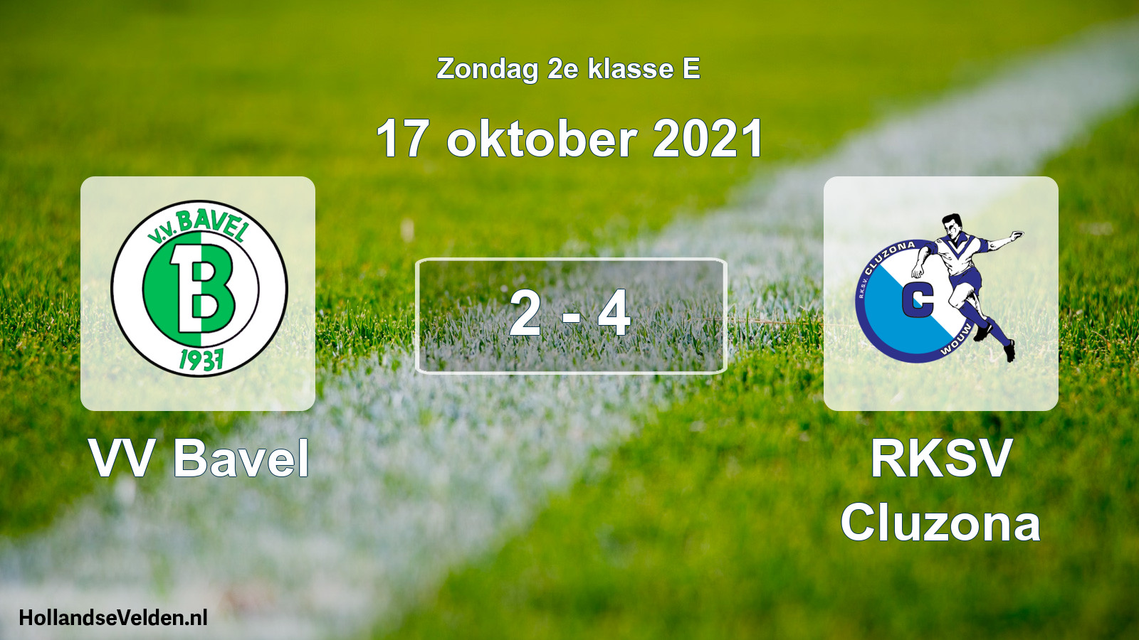 Total number of matches played: VV Bavel - RKSV Cluzona 2 - 4 (17 October 2021)
