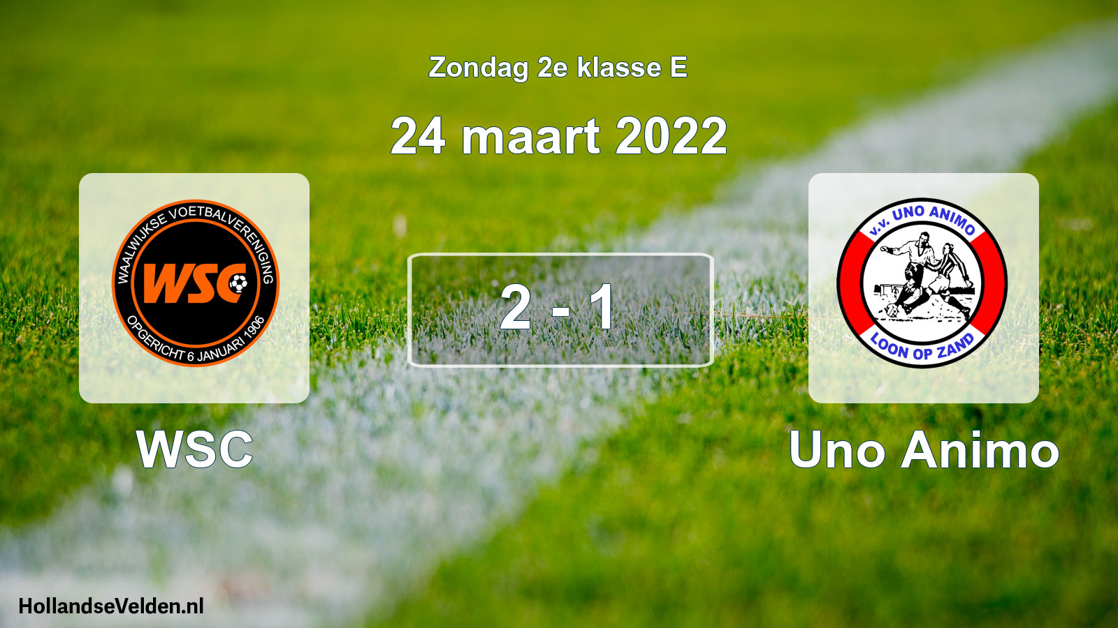 Total number of matches played: WSC - Uno Animo 2 - 1 (24 March 2022)