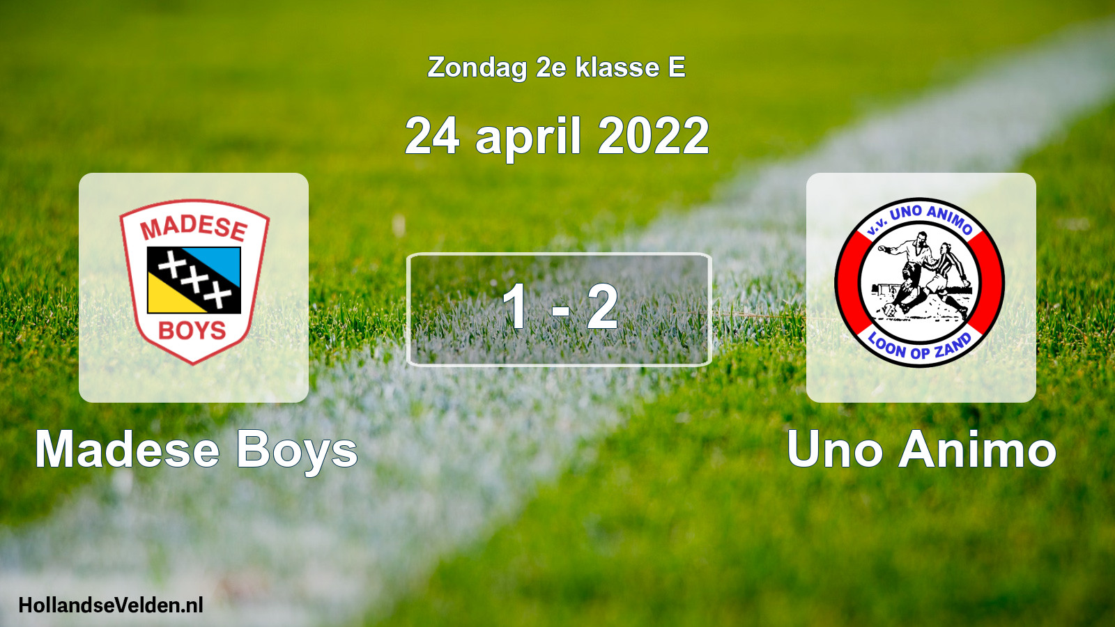 Total number of matches played: Madese Boys - Uno Animo 1 - 2 (24 April 2022)