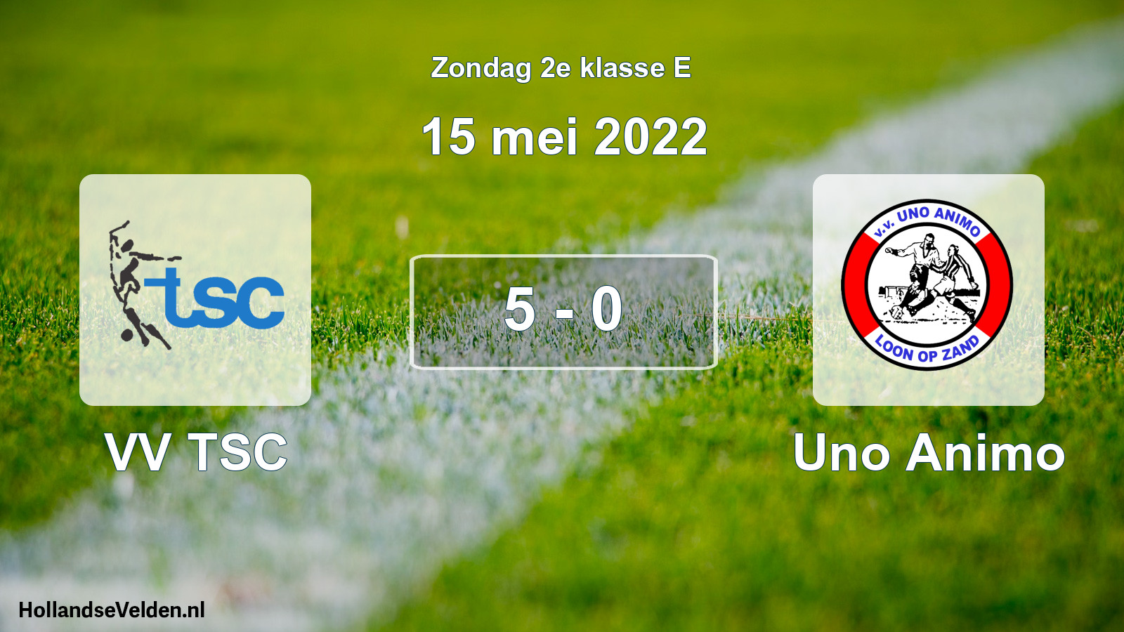 Total number of matches played: VV TSC - Uno Animo 5 - 0 (15 May 2022)
