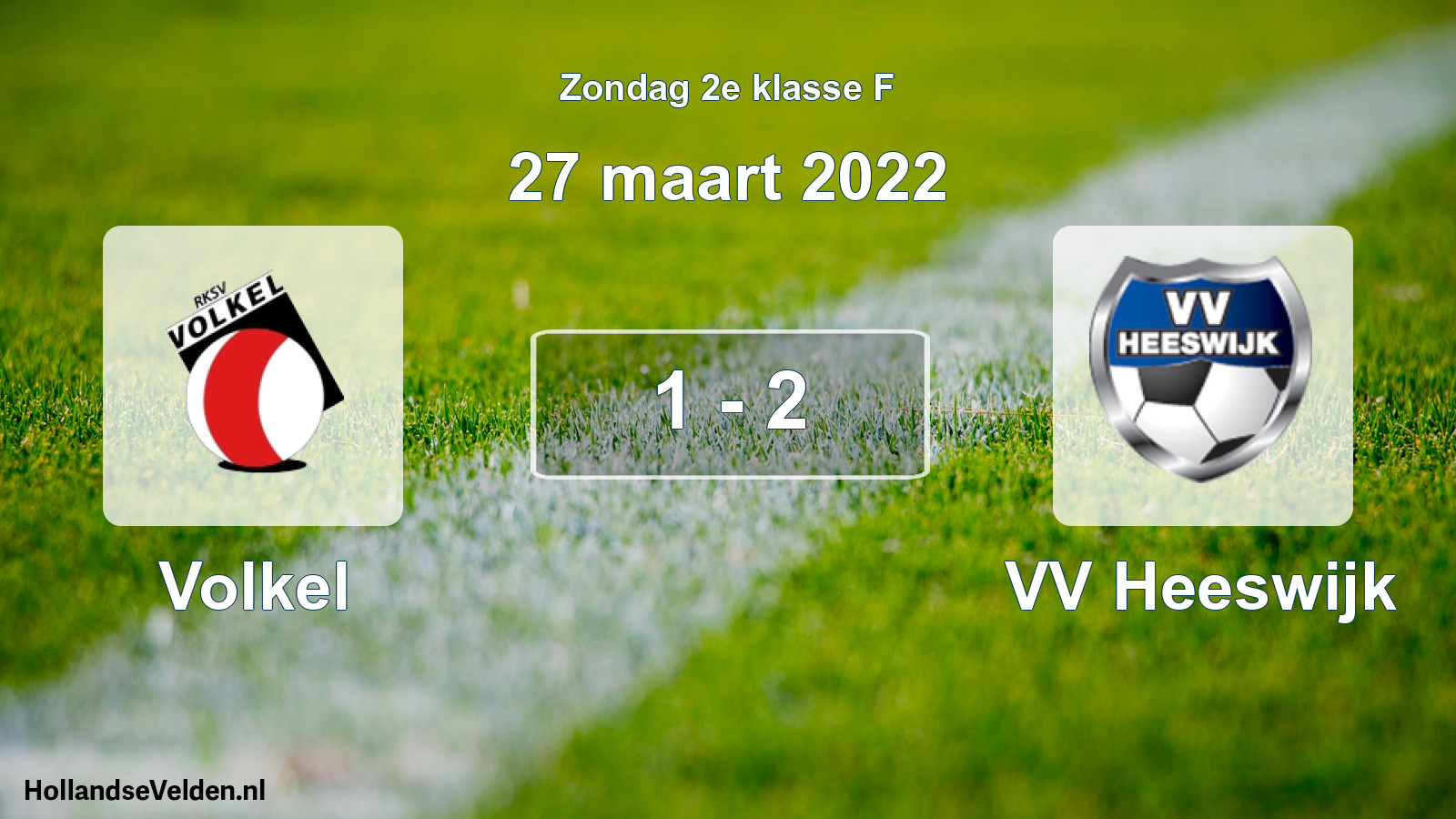 Total number of matches played: Volkel - VV Heeswijk 1 - 2 (27 March 2022)