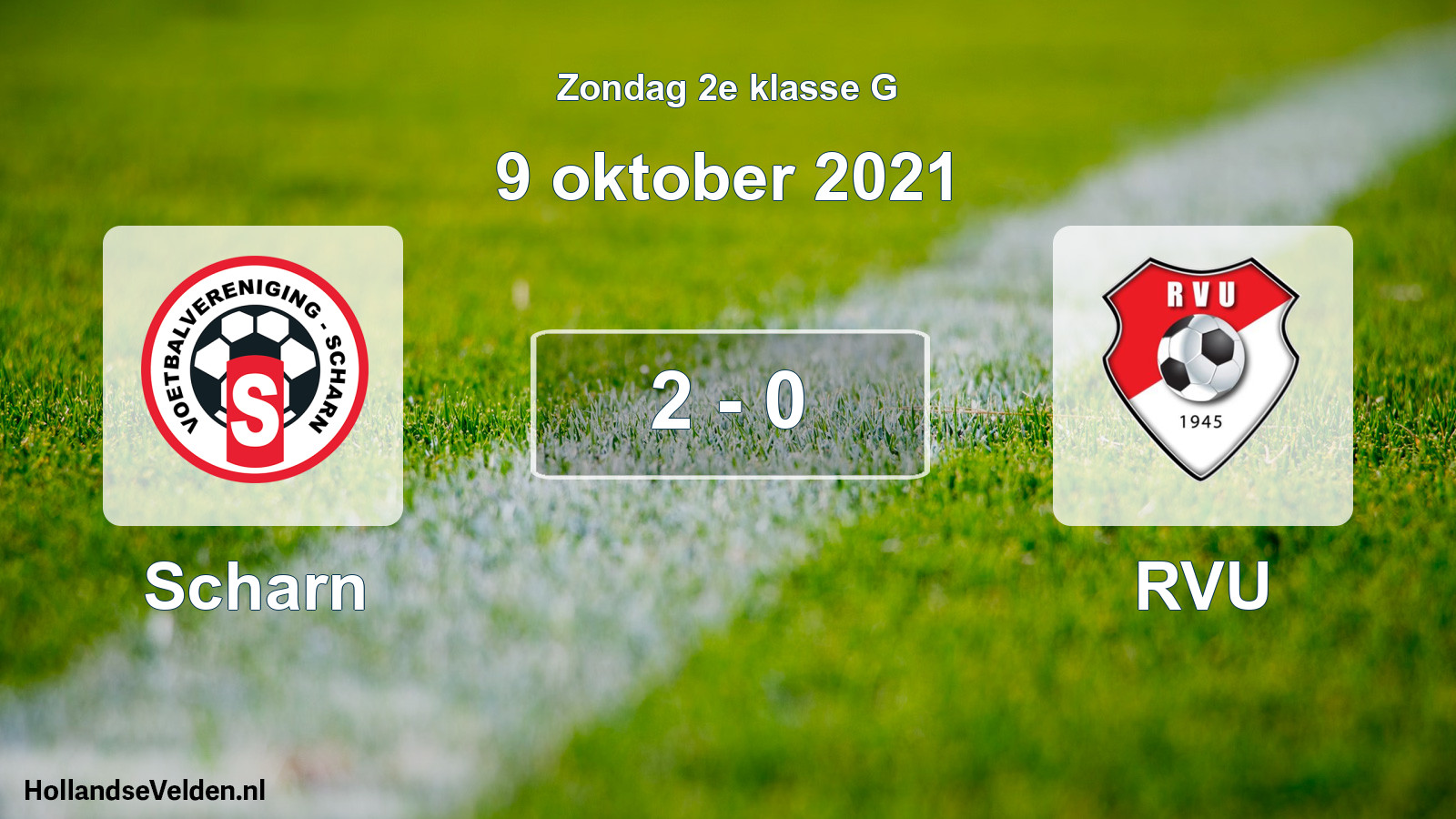 Total number of matches played: Scharn - RVU 2 - 0 (9 October 2021)