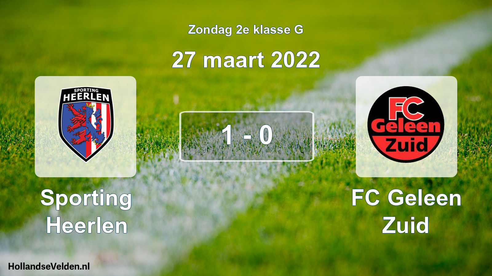 Total number of matches played: Sporting Heerlen - FC Geleen Zuid 1 - 0 (27 March 2022)