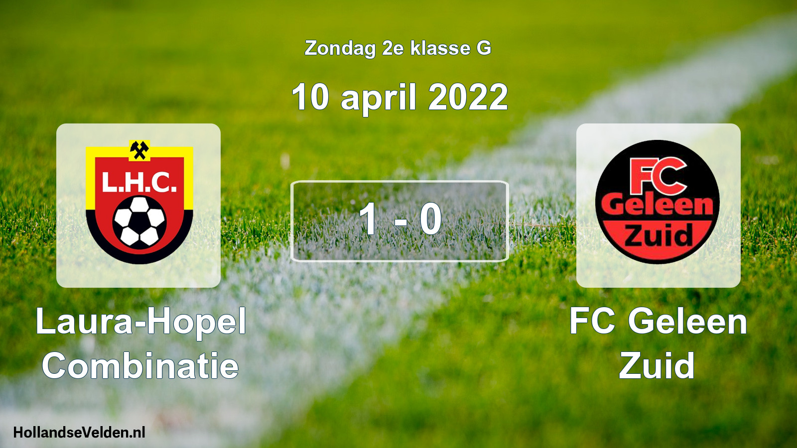 Total number of matches played: Laura-Hopel Combinatie - FC Geleen Zuid 1 - 0 (10 April 2022)