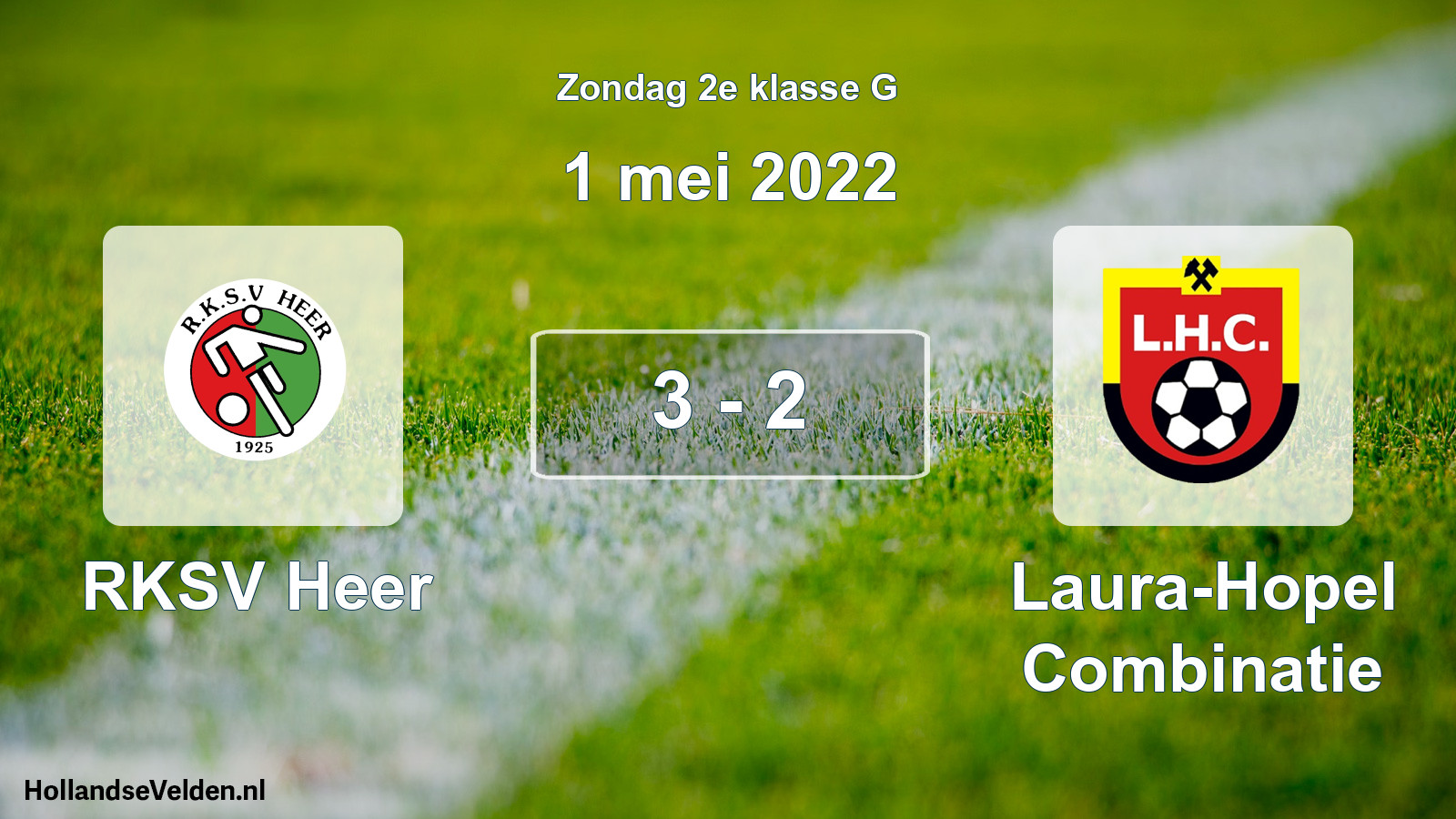 Total number of matches played: RKSV Heer - Laura-Hopel Combinatie 3 - 2 (1 May 2022)