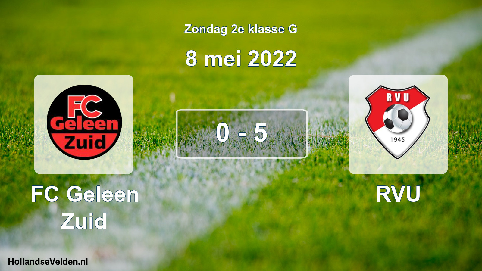 Total number of matches played: FC Geleen Zuid - RVU 0 - 5 (8 May 2022)