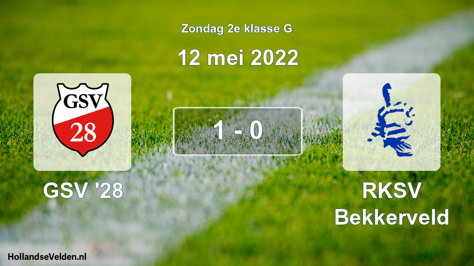 Total number of matches played: GSV '28 - RKSV Bekkerveld 1 - 0 (12 May 2022)