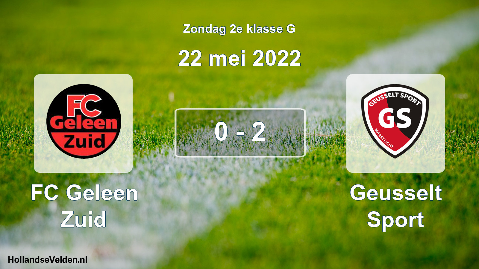 Total number of matches played: FC Geleen Zuid - Geusselt Sport 0 - 2 (22 May 2022)