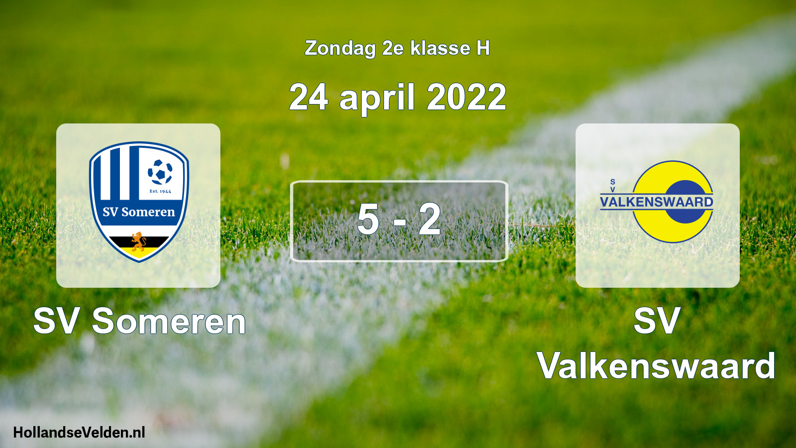 Total number of matches played: SV Someren - SV Valkenswaard 5 - 2 (24 April 2022)
