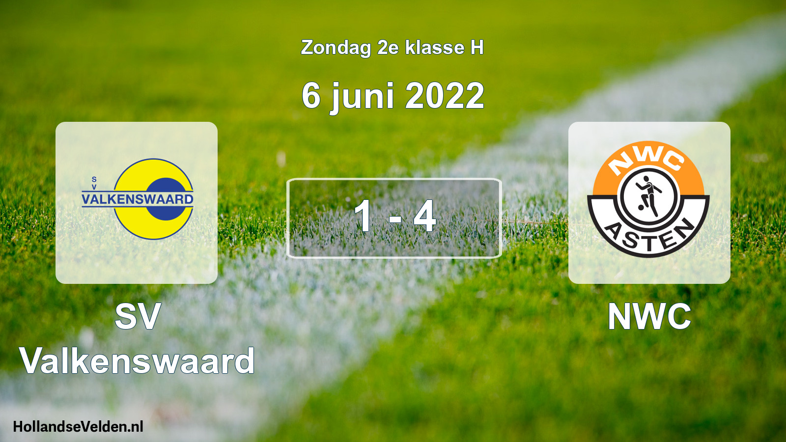 Total number of matches played: SV Valkenswaard - NWC 1 - 4 (6 June 2022)