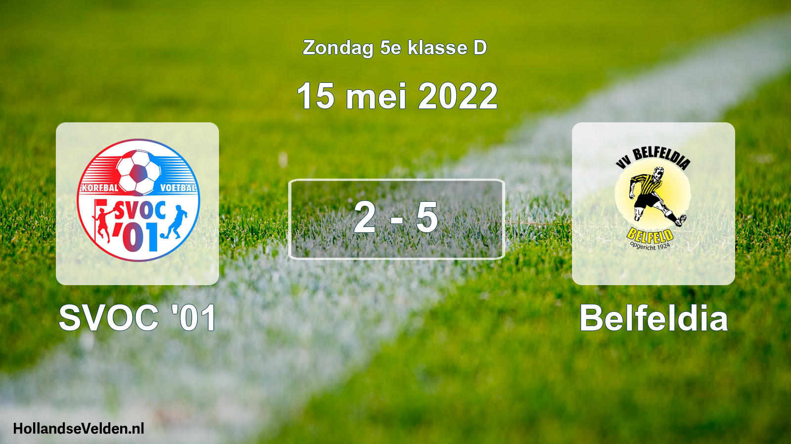 Total number of matches played: SVOC '01 - Belfeldia 2 - 5 (15 May 2022)