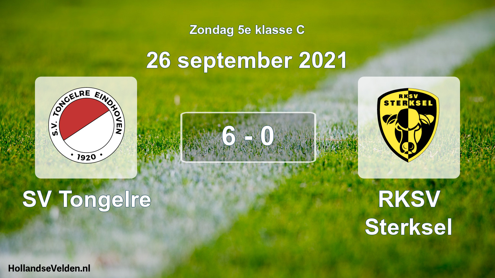 Total number of matches played: SV Tongelre - RKSV Sterksel 6 - 0 (26 September 2021)