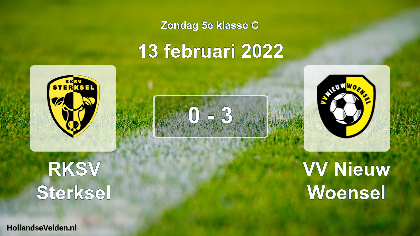 Total number of matches played: RKSV Sterksel - VV Nieuw Woensel 0 - 3 (13 February 2022)