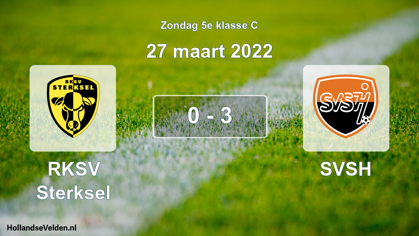 Total number of matches played: RKSV Sterksel - SVSH 0 - 3 (27 March 2022)