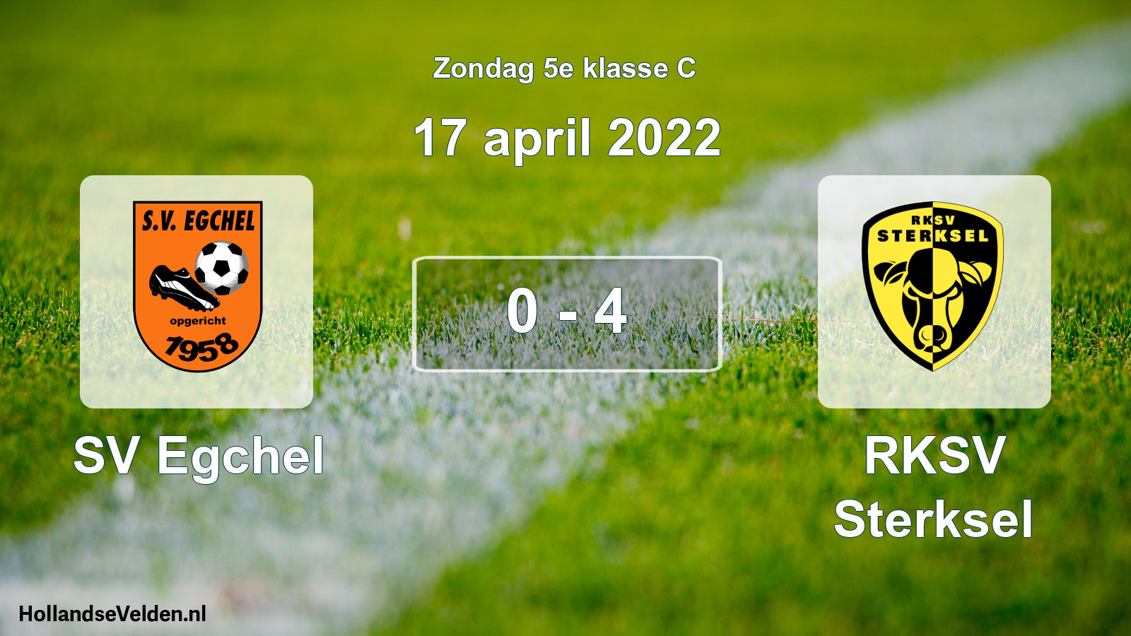 Total number of matches played: SV Egchel - RKSV Sterksel 0 - 4 (17 April 2022)