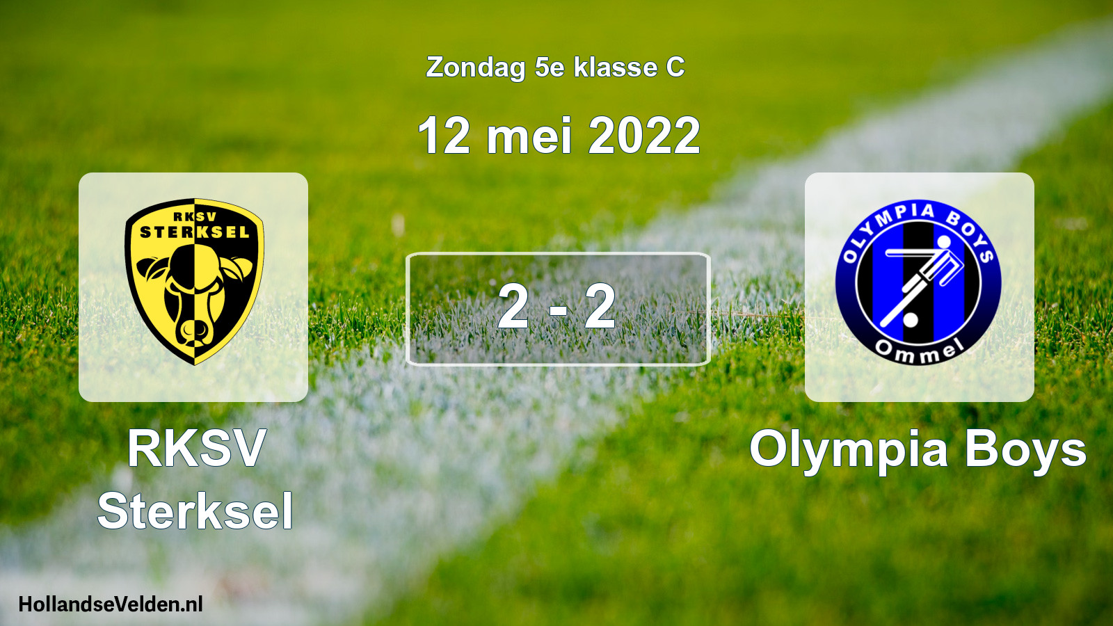 Total number of matches played: RKSV Sterksel - Olympia Boys 2 - 2 (12 May 2022)