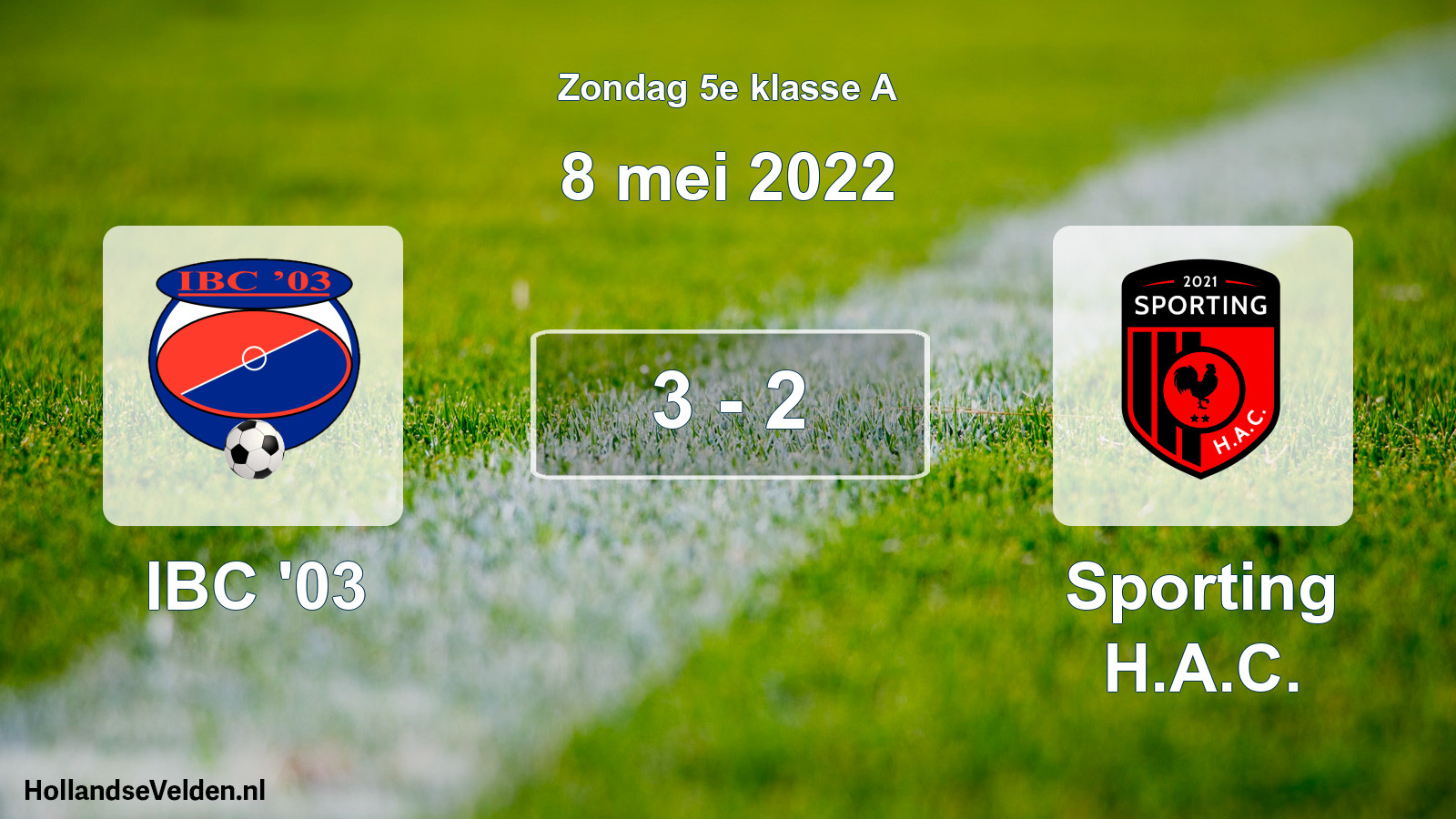 Total number of matches played: IBC '03 - Sporting H.A.C. 3 - 2 (8 May 2022)