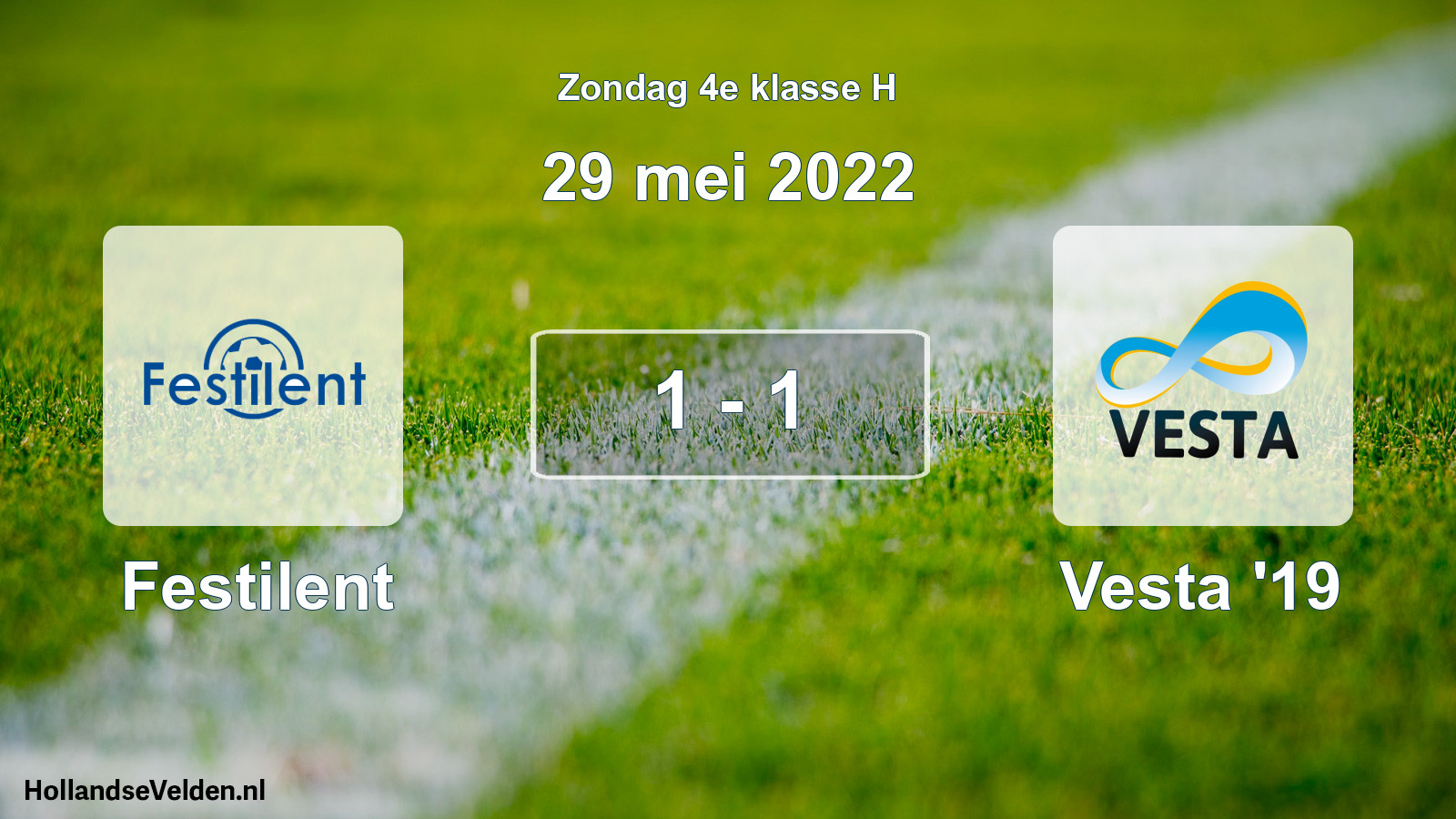 Total number of matches played: Festilent - SSA Vesta '19 1 - 1 (29 May 2022)