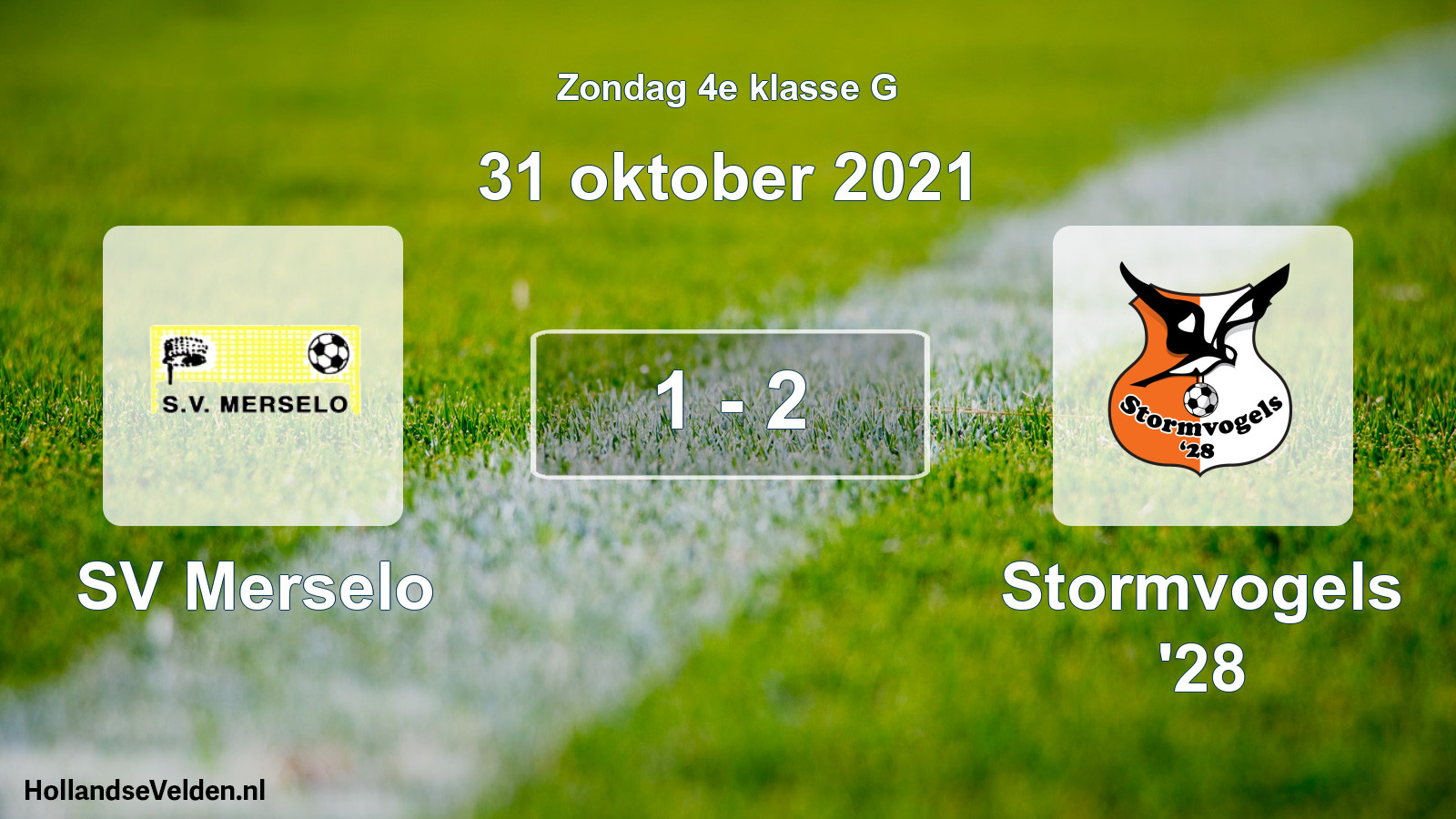 Total number of matches played: SV Merselo - Stormvogels '28 1 - 2 (31 October 2021)