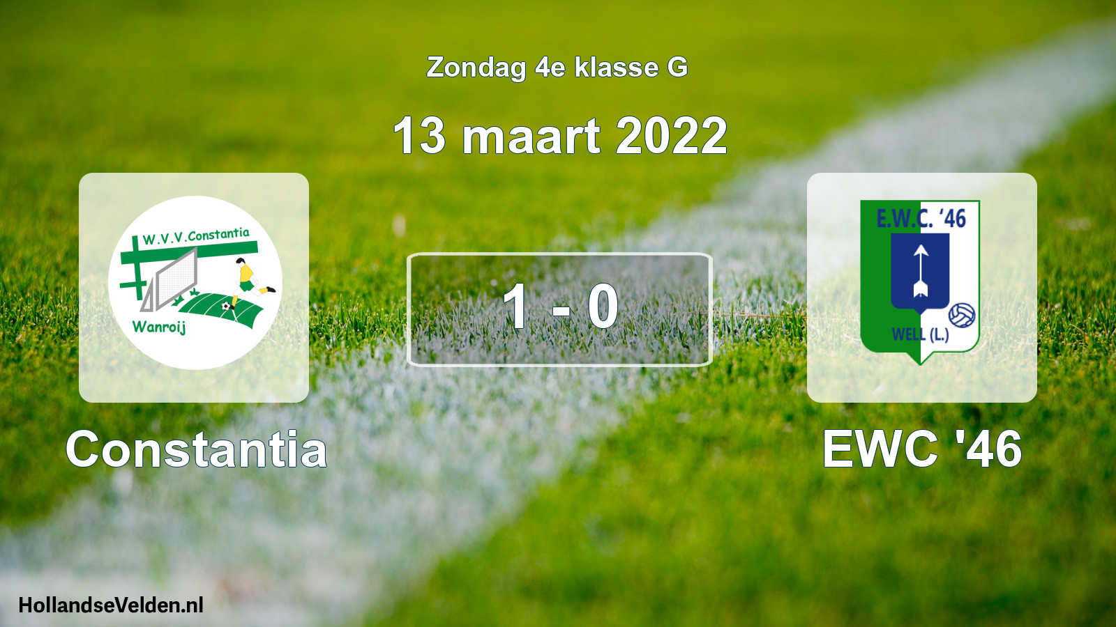 Total number of matches played: Constantia - EWC '46 1 - 0 (13 March 2022)